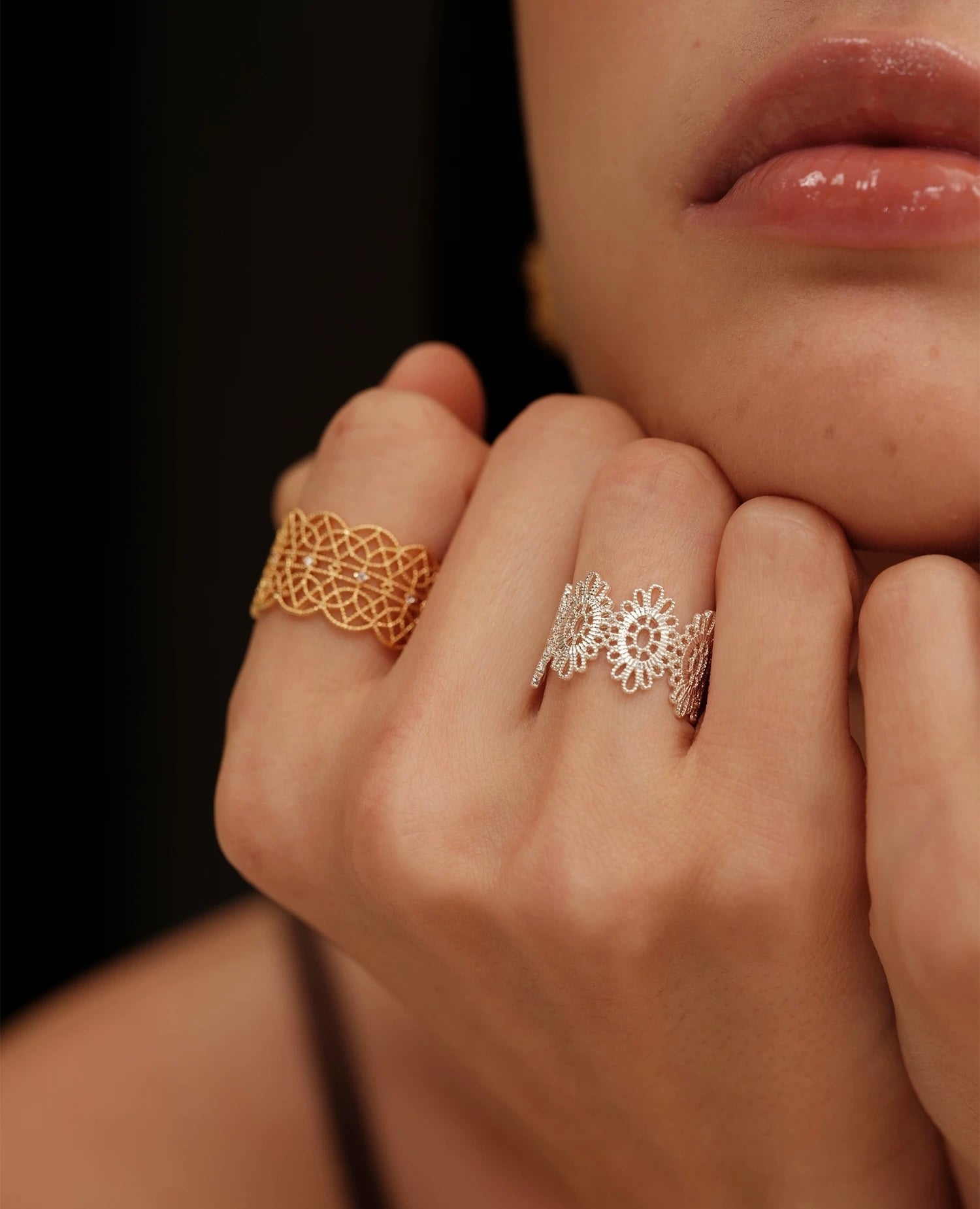 Medieval Garden- French Exquisite Hollow Pattern Ring