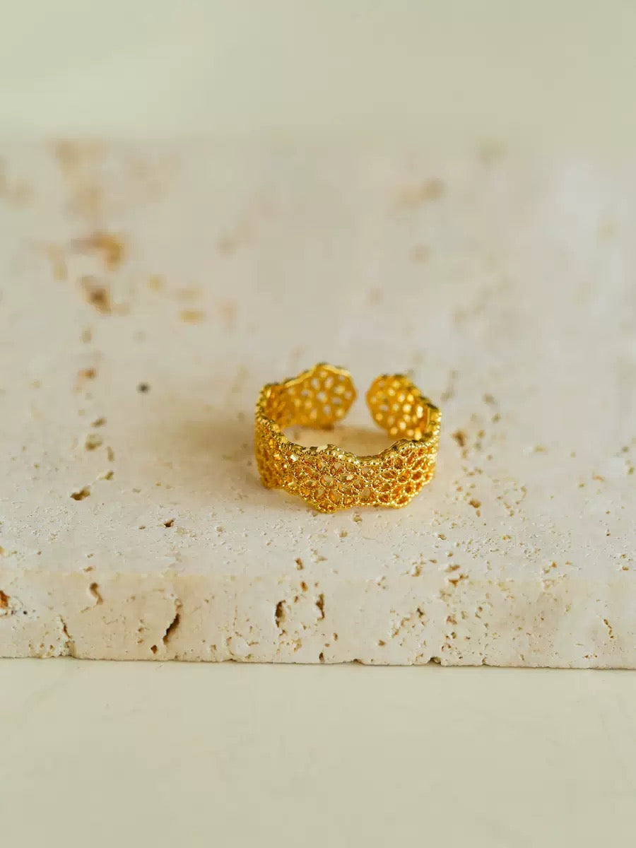 Medieval Garden- French Exquisite Hollow Pattern Ring