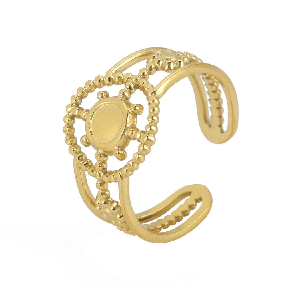 Golden Egypt Collection Greek-Style Bohemian Ring