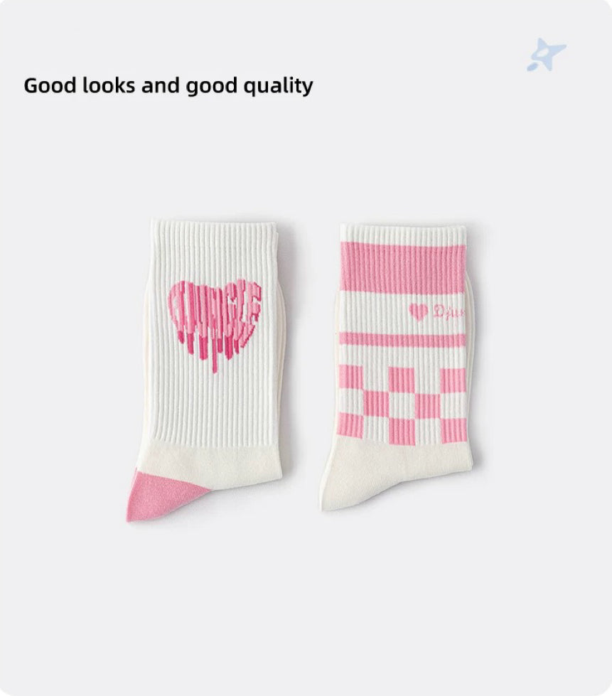 Barbie Girl Pink Cute Dopamine-Boosting Long Socks