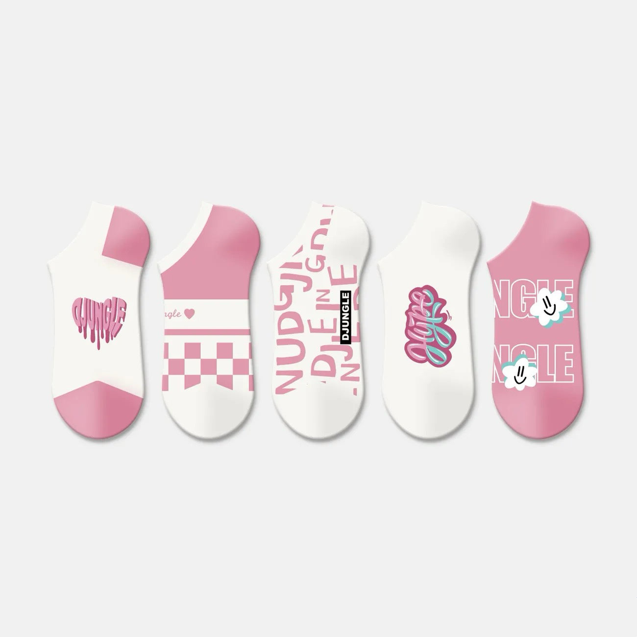 8 Styles Cute Cartoon Breathable Short Socks