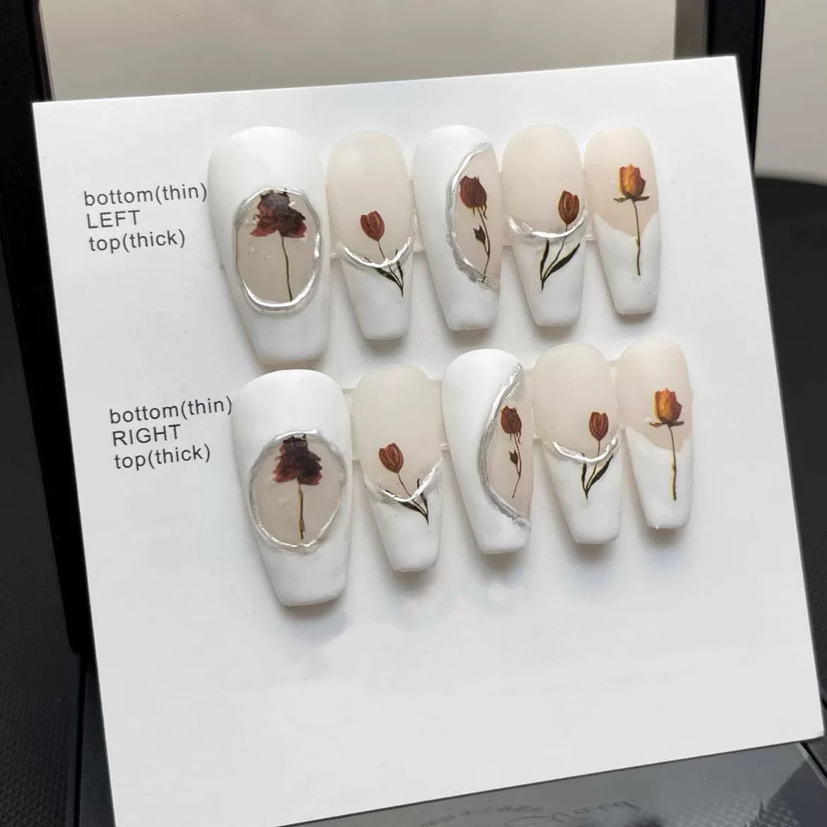 French Romantic Rose Daily Style Press-On Nails